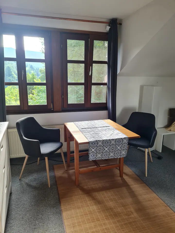 Apartment Talblick Wohnraum